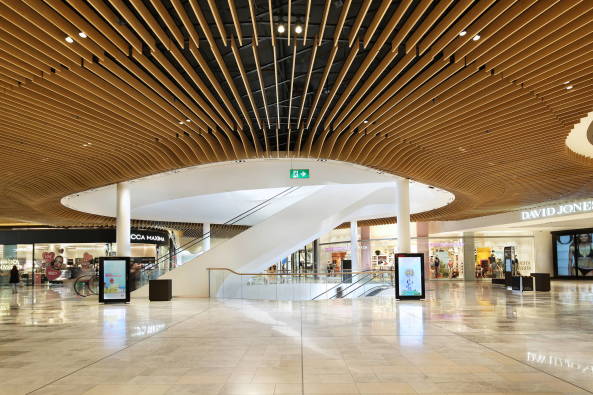 Einkaufszentrum, Bibliothek und Parkhaus von ACME in Melbourne