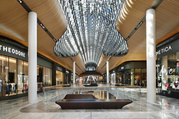 Einkaufszentrum, Bibliothek und Parkhaus von ACME in Melbourne