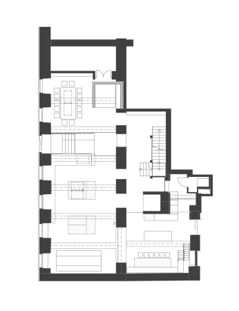 Wien, Caramel, Bro, Arbeitswelt, Umbau, Flexibilitt, Low-Budget-Material, Gemeinschaftskche