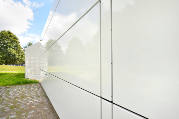 Rechenzentrum, serverraum, Technikgeb�ude, Aluminiumpaneele, spine architects