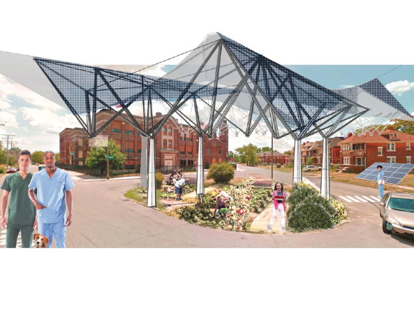 Global Award Bronze: Grassroots Microgrid aktiviert den Leerstand in Detroit zur Energiegewinnung, der Produktion von Lebensmitteln und sozialem Engagement.