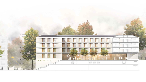 Hascher Jehle Architektur, Schnitt