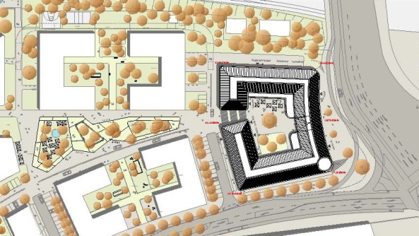 Hilmer Sattler Architekten Ahlers Albrecht, Lageplan