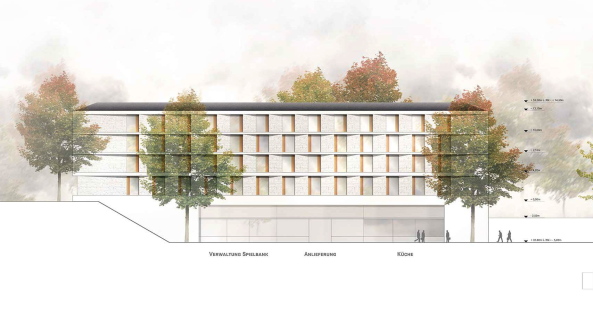 Hascher Jehle Architektur, Ansicht Nord