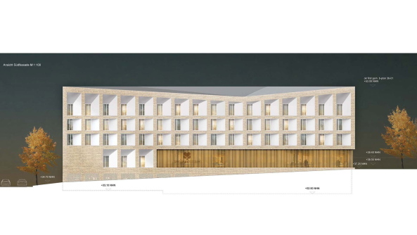 Gewinner: Wolff Architekten, Ansicht Sd