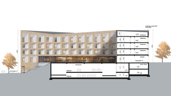 Gewinner: Wolff Architekten, Schnitt Ost-West