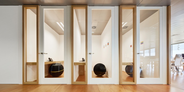 Jorge Vidal, Groraumbro, Bro, Fitnessraum, Arbeitsathmosphre, Madrid, Firmenstandort, Arbeiten