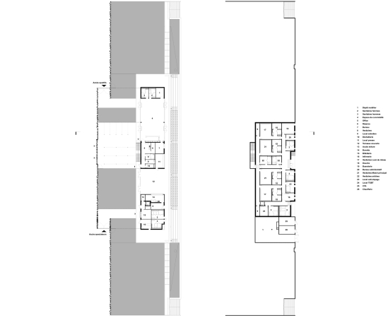 OLGGA Architekten, Atelier CAMBIUM, Saint-Paul-ls-dax, Frankreich, Sportanlage, Tribne, Landschaftspark, Naturschutzgebiet, Terrassen