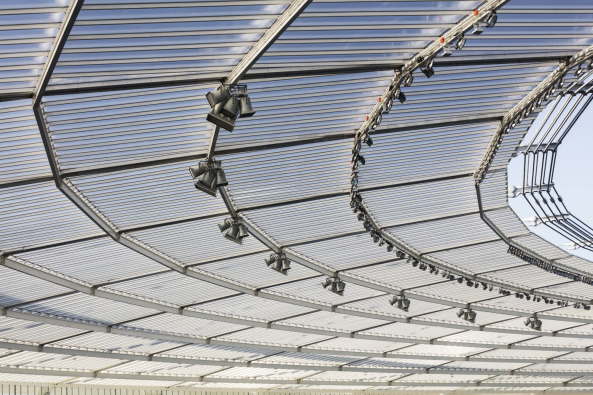 Stadion Slaski, gmp, Chorzow, Polycarbonatdach, Umbau, Julian Brzuchowski, Wiktor Pade