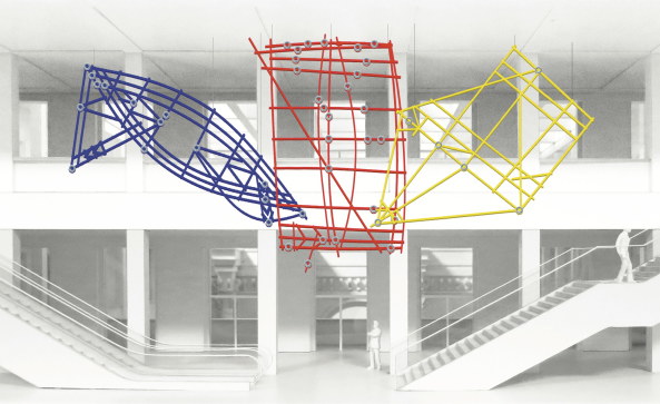 3. Preis Zentrale Treppenhalle: Memory Maps von Stih & Schnock, Berlin