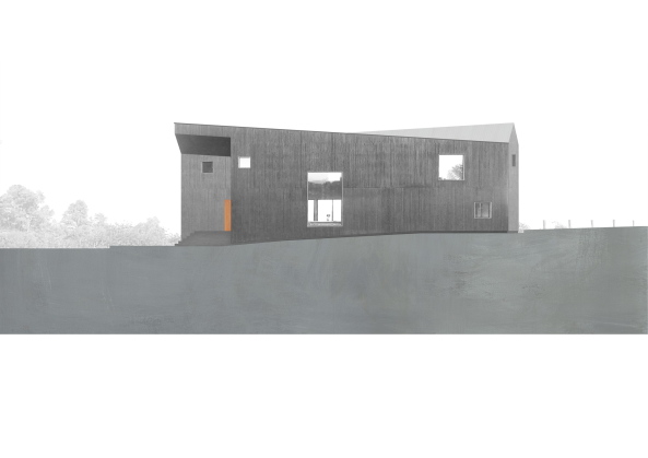 Einfamilienhaus, Chile, Ampueroyutronic, Holzfassade. 2018