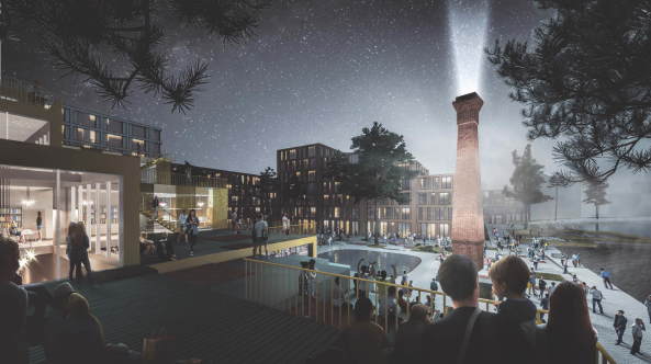 Henning Larsen, Belfast, waterfront masterplan, river Lagan, urban regeneration