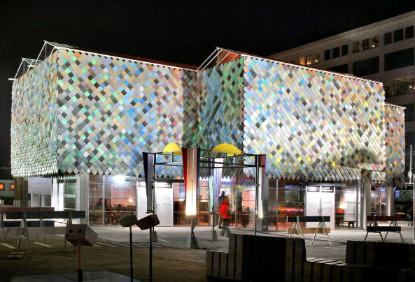 bureau SLA, Peter van Assche , Pavilion, Pavillon, Eindhoven, Dutch Design Week, Recycling-Architektur