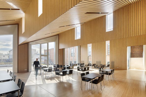 August Horch Museum, Zwickau, Atelier Brckner, Sanierung, Erweiterung, Cafe, Blech