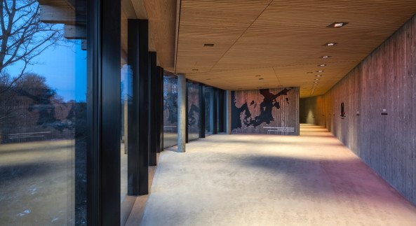 Besucherzentrum, Arkitema Architects, Bornholm, Dnemark, Beton, Holz, Landschaft, Dachkonstruktion, Bro Happold