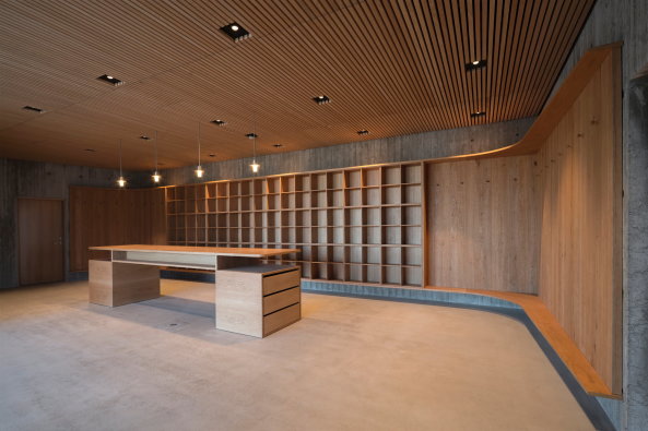 Besucherzentrum, Arkitema Architects, Bornholm, Dnemark, Beton, Holz, Landschaft, Dachkonstruktion, Bro Happold