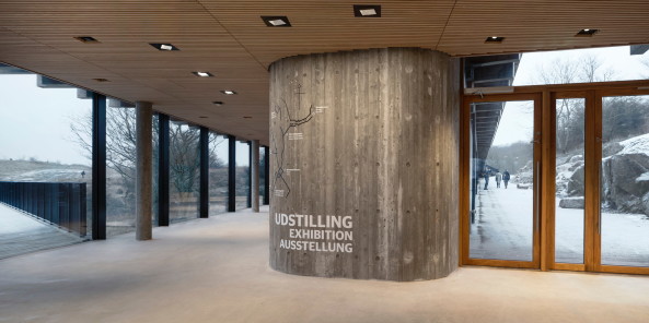 Besucherzentrum, Arkitema Architects, Bornholm, Dnemark, Beton, Holz, Landschaft, Dachkonstruktion, Bro Happold