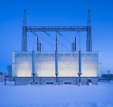 Umspannstation, Lnsisalmi Power Station, Parviainen Architects, Helsinki Stromversorgung, 2018