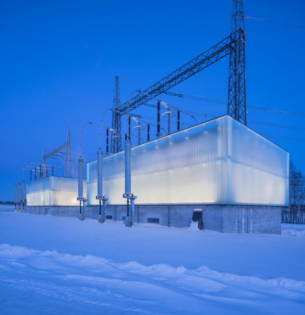 Umspannstation, Lnsisalmi Power Station, Parviainen Architects, Helsinki Stromversorgung, 2018