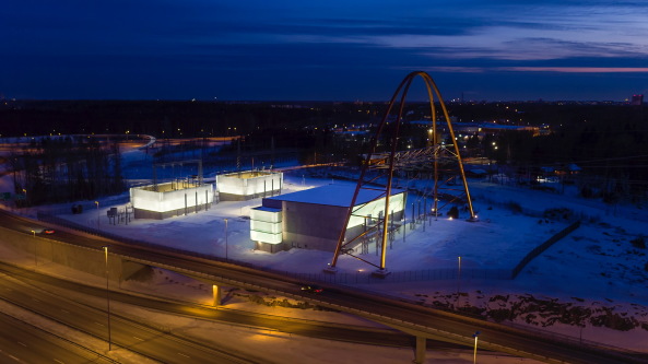 Umspannstation, Lnsisalmi Power Station, Parviainen Architects, Helsinki Stromversorgung, 2018