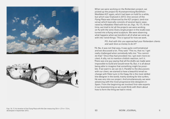 Tomas Saraceno, Flying Plaza, Work Journal, Entwurf, Architektur, Kunst
