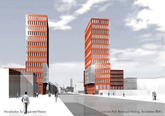 Pläne für Bürohaus in Hamburg vorgestellt