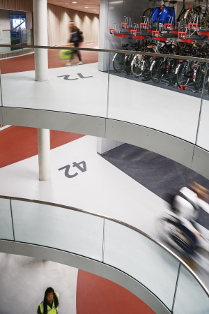 Ector Hoogstad, Utrecht, Fahhradparkhaus, bicycle parking lot,