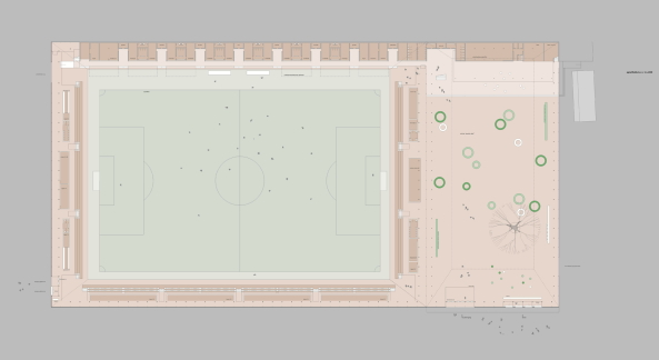 Reichshofstadion, Bernardo Bader, Fuballstadion, Wettbewerb, 1. Preis, Lustenau, sterreich, 2018
