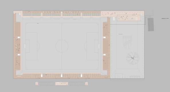 Reichshofstadion, Bernardo Bader, Fuballstadion, Wettbewerb, 1. Preis, Lustenau, sterreich, 2018