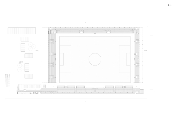 Reichshofstadion, Bernardo Bader, Fuballstadion, Wettbewerb, 1. Preis, Lustenau, sterreich, 2018
