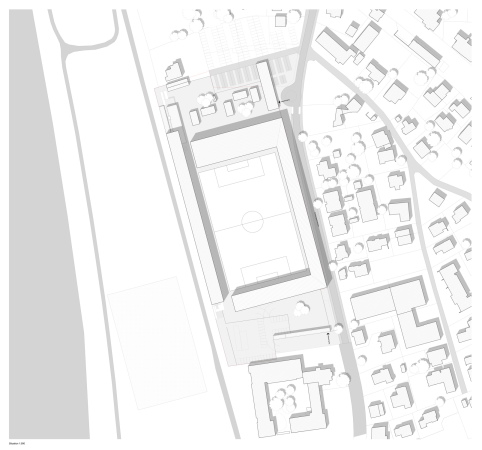 Reichshofstadion, Bernardo Bader, Fuballstadion, Wettbewerb, 1. Preis, Lustenau, sterreich, 2018