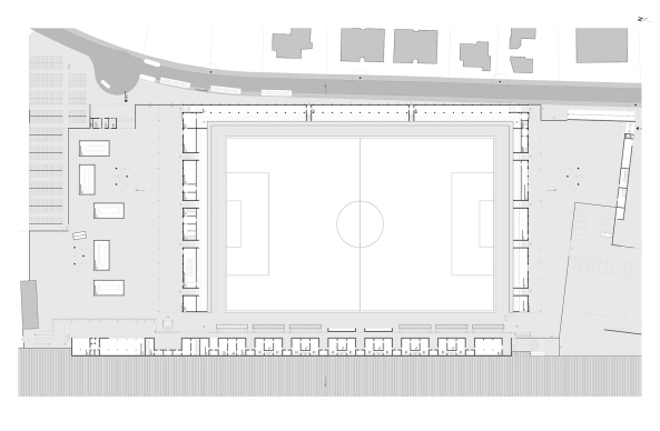 Reichshofstadion, Bernardo Bader, Fuballstadion, Wettbewerb, 1. Preis, Lustenau, sterreich, 2018