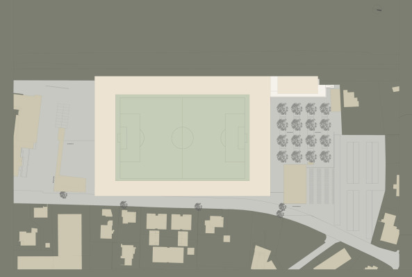 Reichshofstadion, Bernardo Bader, Fuballstadion, Wettbewerb, 1. Preis, Lustenau, sterreich, 2018