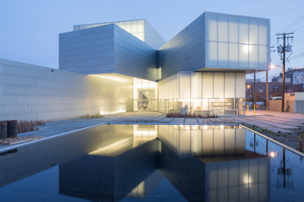 Institute for Contemporary Art, Steven Holl, Richmond, Virginia, Neubau, Fertigstellung, 2018, Milchglas