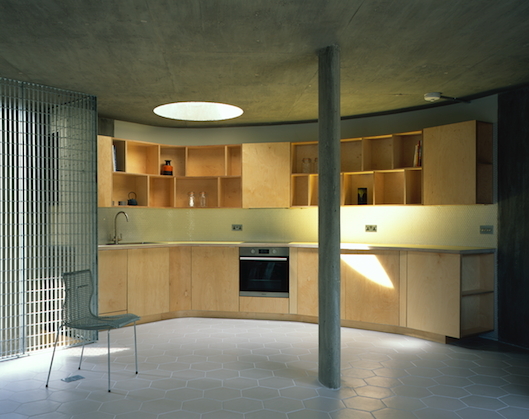 Wohnhaus, atelierhaus, Chance de Silva, London, runde Formen, Musik