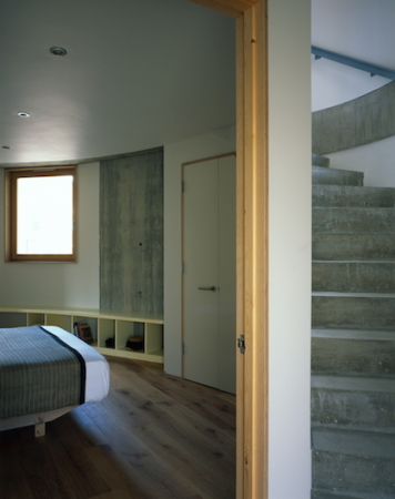 Wohnhaus, atelierhaus, Chance de Silva, London, runde Formen, Musik