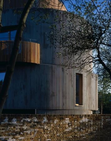 Wohnhaus, atelierhaus, Chance de Silva, London, runde Formen, Musik