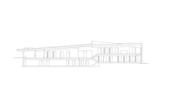 Beton, Bro, Dachgarten, Flachdach, Botschaftsgebude, roeoesli maeder