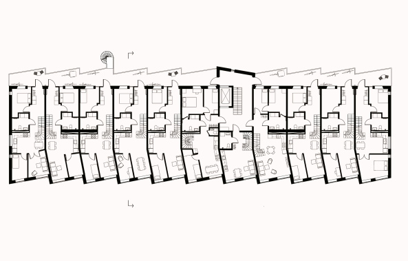 Grundriss 6. Obergeschoss