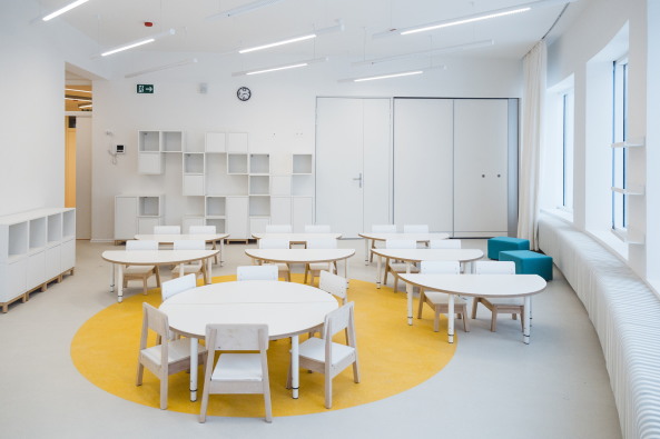 Kindergarten Varshavskoe Hwy 141, Buromoscow, PIK group, Moskau