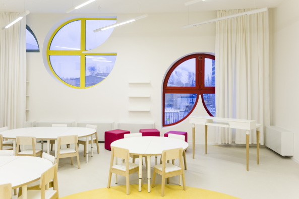 Kindergarten Varshavskoe Hwy 141, Buromoscow, PIK group, Moskau