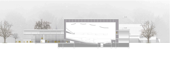 Eine Anerkennung: Gunther Benkert Architekten (Mnchen) und GTL Michael Triebsweller Landschaftarchitektur (Kassel)