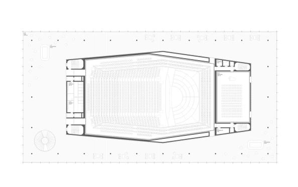 Ein 4. Preis: Bruno Fioretti Marquez Architekten (Berlin) und Levin Monsigny Landschaftsarchitekten (Berlin), Grundriss 1. OG