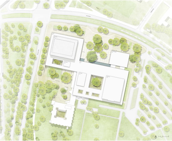 2. Preis: gmp International (Berlin) und Bruun + Mllers Landschaftsarchitektur (Hamburg)