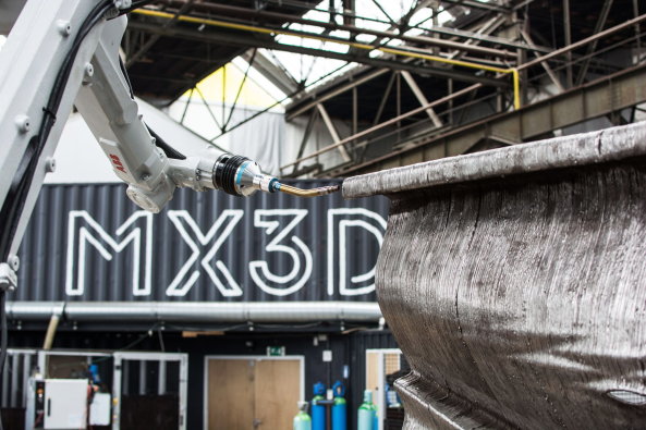 3D-Print-Stahlbr�cke f�r Amsterdam