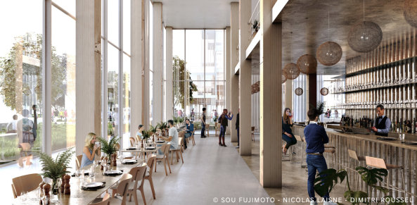 Foujimoto, Laissn, Roussel planen Wohnkomplex