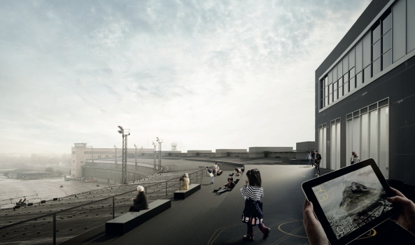 Tempelhof, Berlin, Geschichtsgalerie, Staab Architekten, Wettbewerb, Competition, Guillermo Vsquez Consuegra