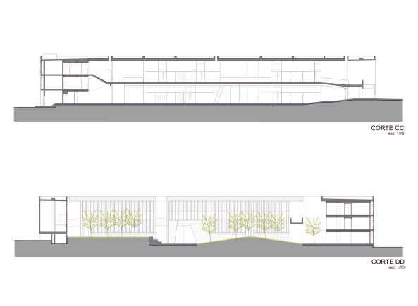 Barclay & Crousse, Unigebude, Peru, Sichtbeton, Verschattung, Labyrinth