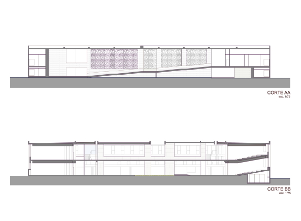 Barclay & Crousse, Unigebude, Peru, Sichtbeton, Verschattung, Labyrinth