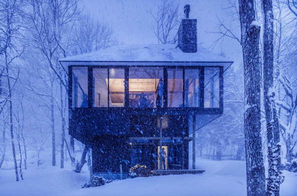 Ferienhaus, Wohnen, Materialitt, Holz, Am See, Natur